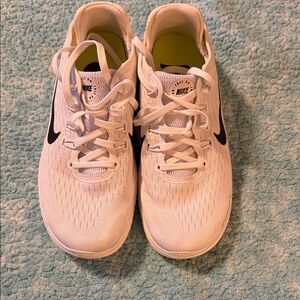 Nike White and Black Running Shoes